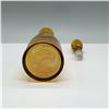 Image 3 : Amber Etched Glass Decanter with Stopper