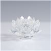 Image 1 : Swarovski Crystal Candleholder, Waterlily Small with Box