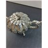 Image 2 : Hunt & Roskell Silver Plated Pumpkin Tea Pot - 10" x 5" x 6"