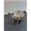 Image 3 : Hunt & Roskell Silver Plated Pumpkin Tea Pot - 10" x 5" x 6"