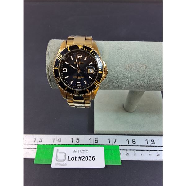 Gold Toned Armitron Watch - Working