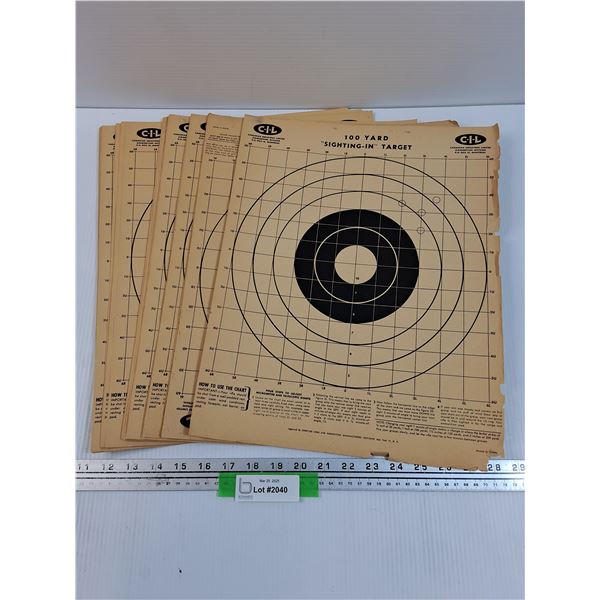 C-I-L 100 Yard Sighting-In Targets - 13" x 16"