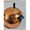 Image 4 : Copper Three-Legged Pot w/ Bail Handle - 6" x 4.5"