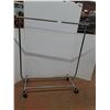 Image 1 : ** Clothing Rack, Metal, w/Extending Arms & Folding - 51" x 56" x 22" - CANNOT SHIP