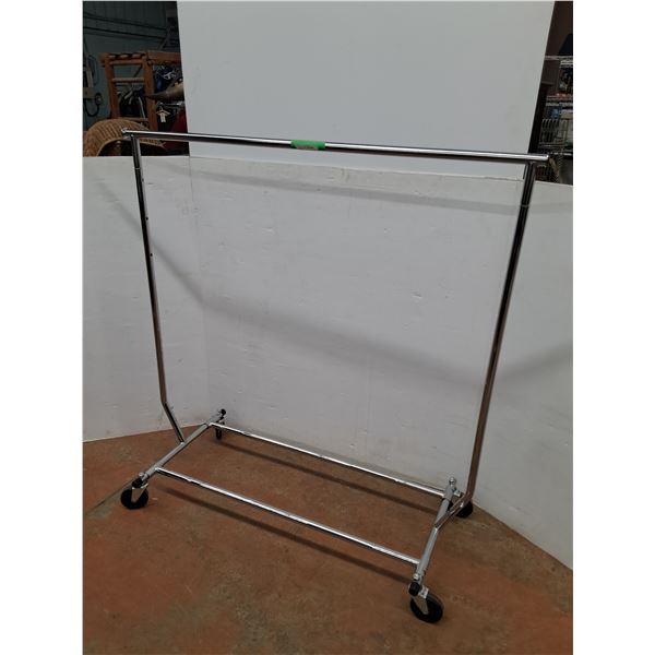 ** Clothing Rack, Metal, w/Extending Arms & Folding - 51" x 56" x 22" - CANNOT SHIP