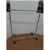 Image 1 : ** Clothing Rack, Metal, w/Extending Arms & Folding - 51" x 56" x 22" - CANNOT SHIP