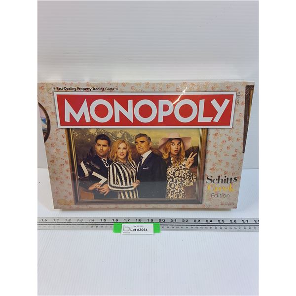 Schitt's Creek Monoploy Board Game - Sealed