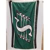 Image 4 : Saskatchewan Roughriders Lot: Flag, (2) Mini Footballs, Grey Cup Stuffy (2013)
