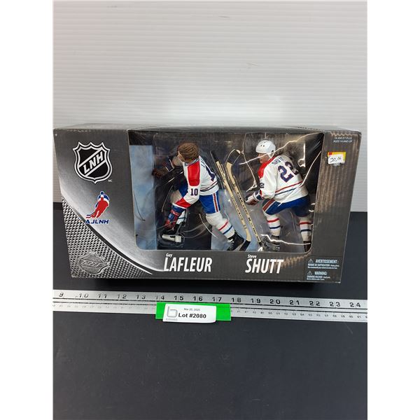 Guy LaFleur & Steve Shutt NHL Hockey Figurine Set - NOS