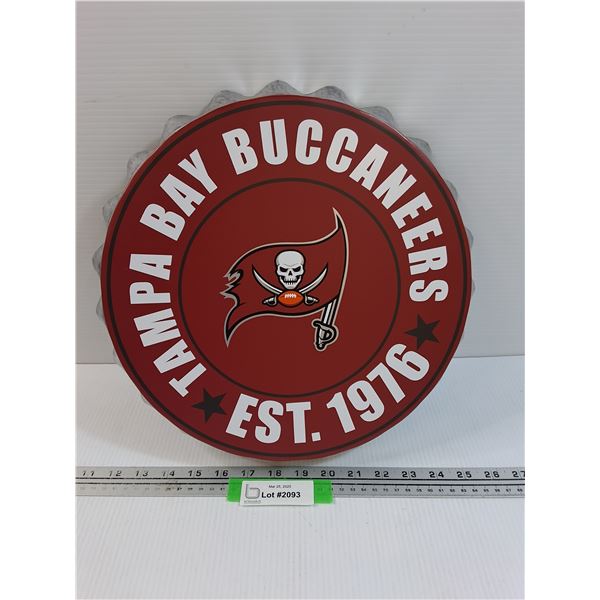 Tampa Bay Buccaneers Bottle Cap Wall Decor - 14" Diameter