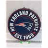Image 1 : New England Patriots Bottle Cap Wall Decor - 14" Diameter