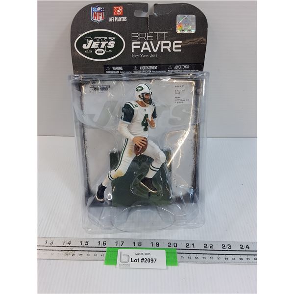 Brett Favre - New York Jets Football Figurine - NIB