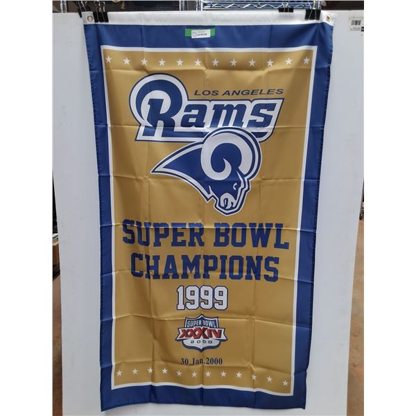 Los Angeles Rams 1999 Champions Flag - 34" x 60"