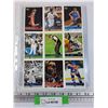 Image 1 : (9) Upper Deck Sports Trading Cards: Un-Cut: Woods, Gretzky, Lebron James, Mickey Mantle, Misc