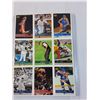Image 3 : (9) Upper Deck Sports Trading Cards: Un-Cut: Woods, Gretzky, Lebron James, Mickey Mantle, Misc
