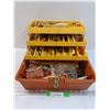 Image 1 : Fishing Tackle Box w/Lures & Contents -
