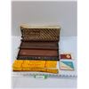 Image 1 : (3) Vintage Cigarette Rollers (15.5" x 5") & Rolling Papers (As Is) & Cigarette Packages - As Is