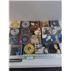 Image 1 : (15) CDS: Celine Dion, Johnny Cash, Misc & (4) DVDS: Doom, Terminator 3, Smurfs, Misc