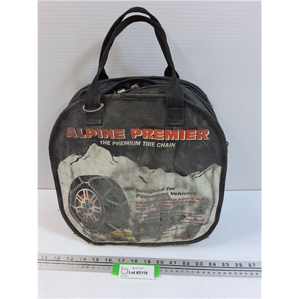 Alpine Premier Passenger Vehicle Tire Chains - As Is