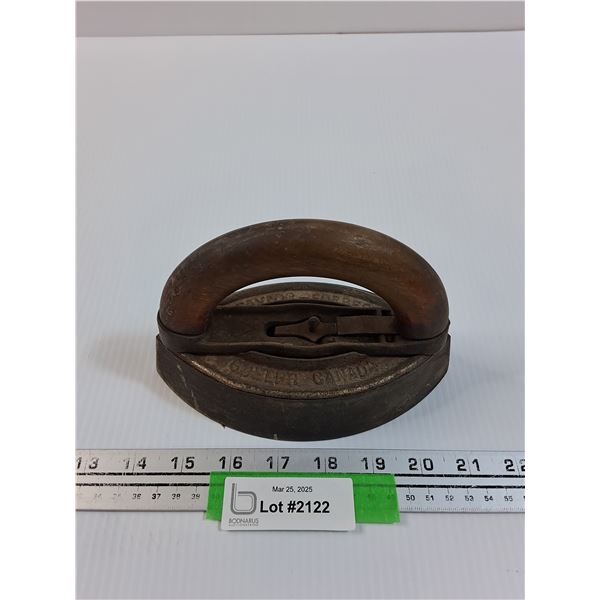 Taylor Forbes Antique "Sad Iron"