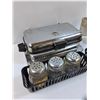 Image 2 : Toastess Vintage Waffle Maker (Missing Cord) & Various Salt & Pepper Shakers & Creamer