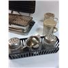 Image 5 : Toastess Vintage Waffle Maker (Missing Cord) & Various Salt & Pepper Shakers & Creamer