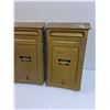 Image 2 : (4) Metal Mail Boxes - 11" x 6.5" x 2"