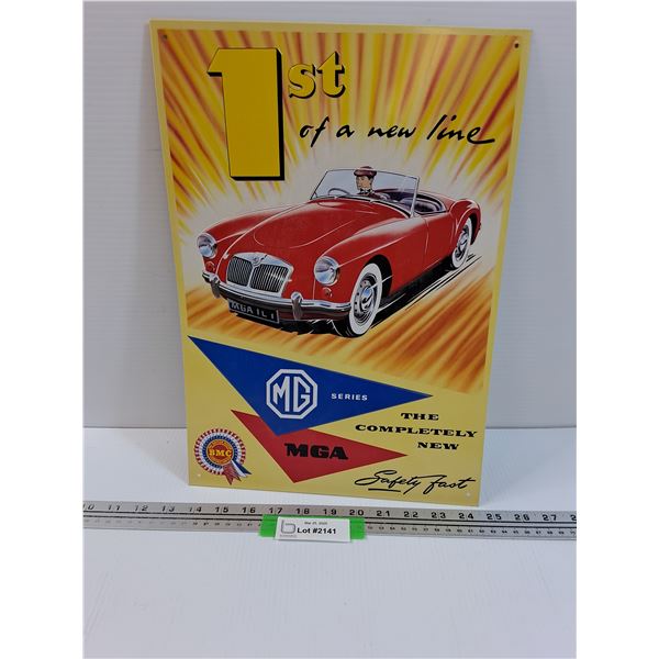 The British Motor Company Advertisment Metal Sign - 11" x 16"