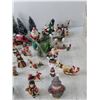Image 3 : Miniature Christmas Decorations- Trees, Santa Claus, Nativity Scene, Misc.