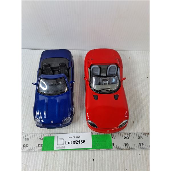 1/24 Scale Model Dodge Viper RT/10 & Mercedes-Benz SLK- Missing Wheel