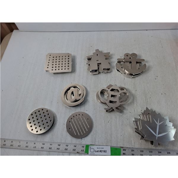 Laser Metal Cut Outs- Anchor, Bee, Maple Leaf, Misc.