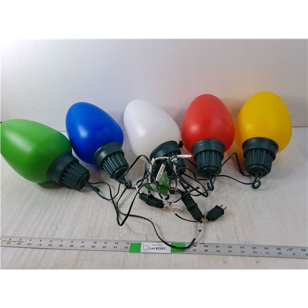 Giant Christmas Bulb String Lights