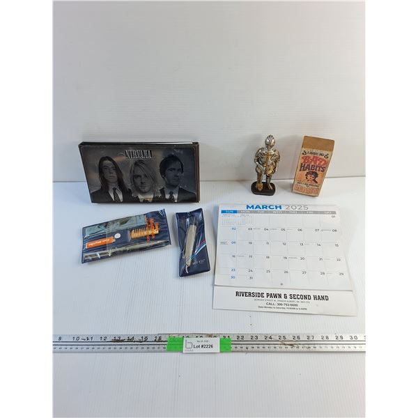 Nirvana CD Set, Barber Kits, 2025 Calendar, Knight Decoration and Vintage Style Decor