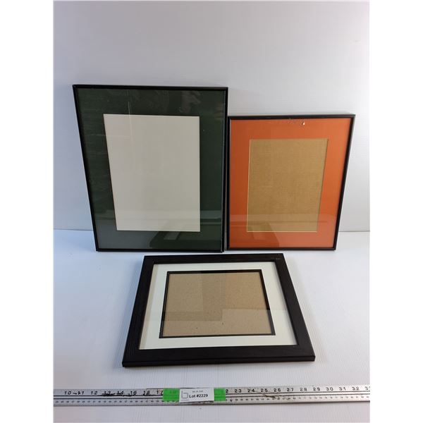 (3) Photo Frames