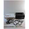 Image 1 : (2) HP Laser Jet and Desk Jet Printers and Various Cables