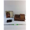 Image 1 : Wooden Jewelry Box, Coin Wallet and Wall Hanging Decor