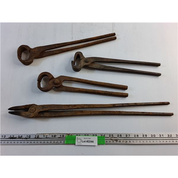 (4) Iron Smith Tools