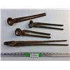Image 1 : (4) Iron Smith Tools