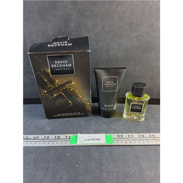David Beckham Instinct Eau De Parfum 1.6 Oz & Shower Gel 5 oz