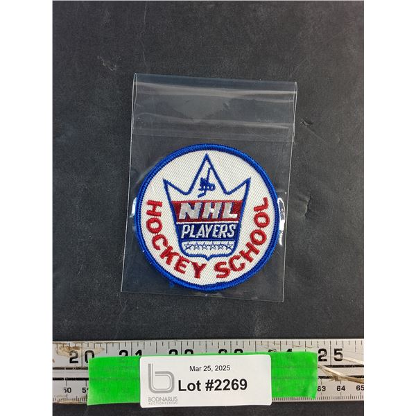 NHL Players Hockey School 3" Embroidered Logo Crest