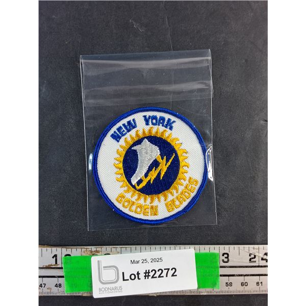 New York Golden Blades WHA 3" Original Embroidered Logo Crest