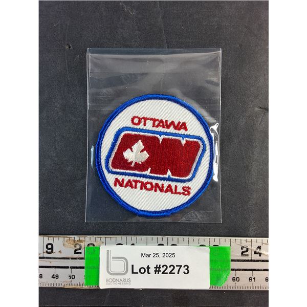 Ottawa National WHA 3" Original Embroidered Logo Crest