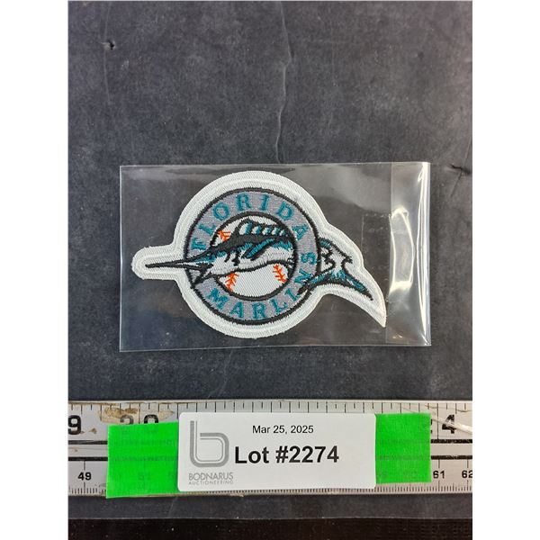 Florida Marlins MLB 3 1/2" Original Embroidered Logo Crest