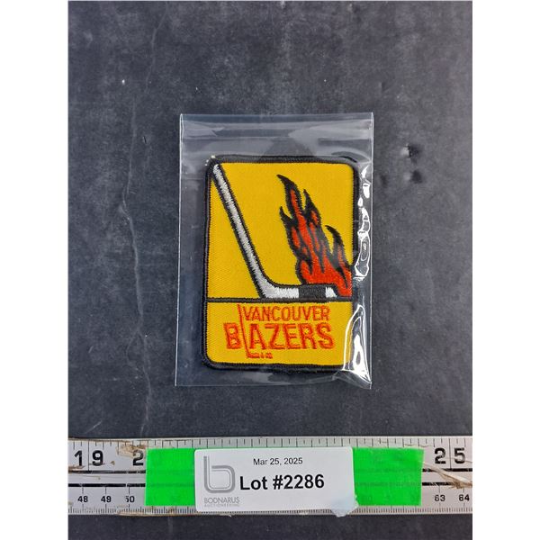 Vancouver Blazers WHA 3 3/4" Original Embroidered Logo Crest