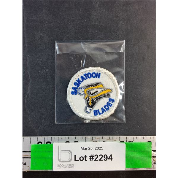 Saskatoon Blades WHL 2" Original Embroidered Logo Crest