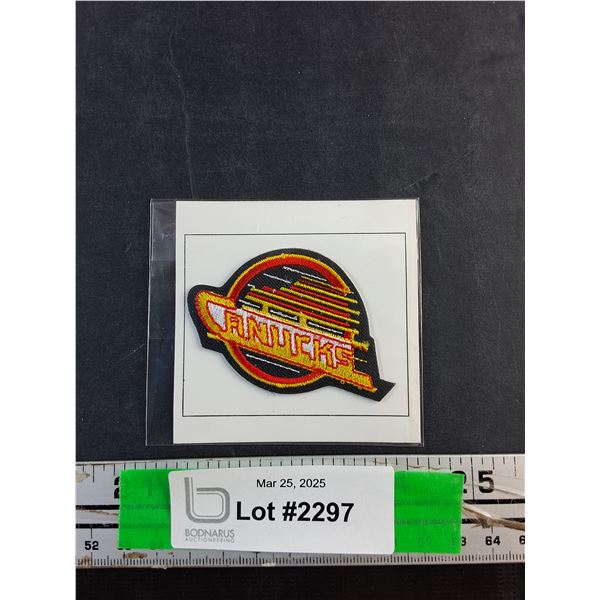 Vancouver Canucks NHL 2 3/4" Original Embroidered Logo Crest