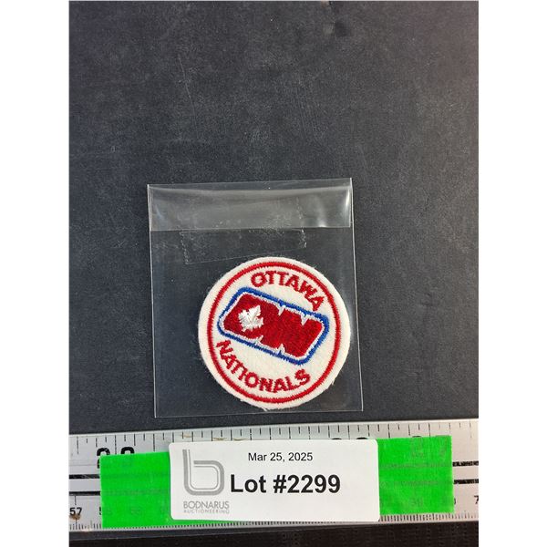 Ottawa National WHA 2" Original Embroidered Logo Crest