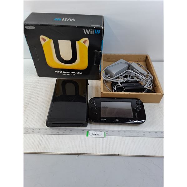 Nintendo WiiU Super Mario Deluxe Set - Untested - As is