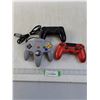 Image 1 : (3) Video Game Controllers (2-PS & Nintendo) Untested - As is