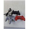 Image 2 : (3) Video Game Controllers (2-PS & Nintendo) Untested - As is